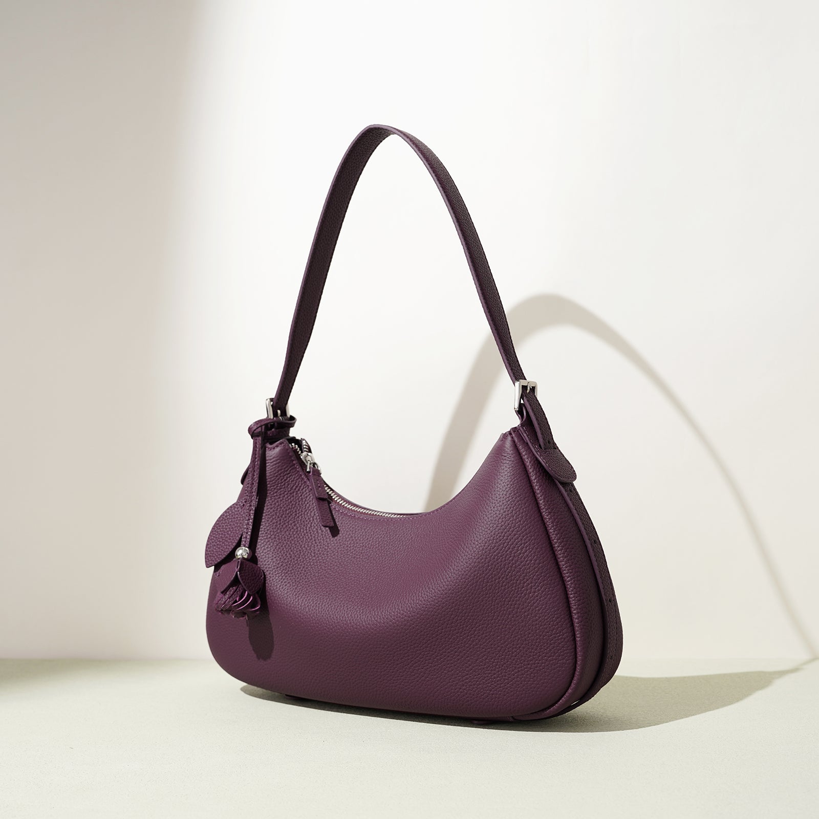 Retro Leather Microfiber Saddle Bag