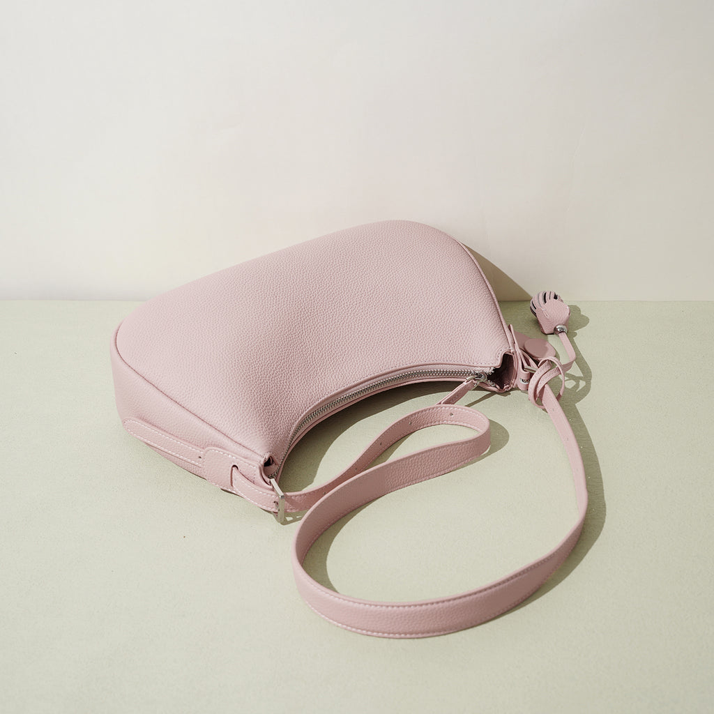 Retro Leather Microfiber Saddle Bag