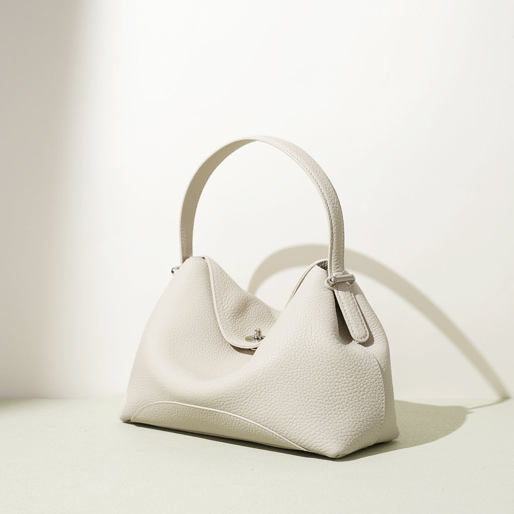 Top Grain Cowhide Structured Satchel