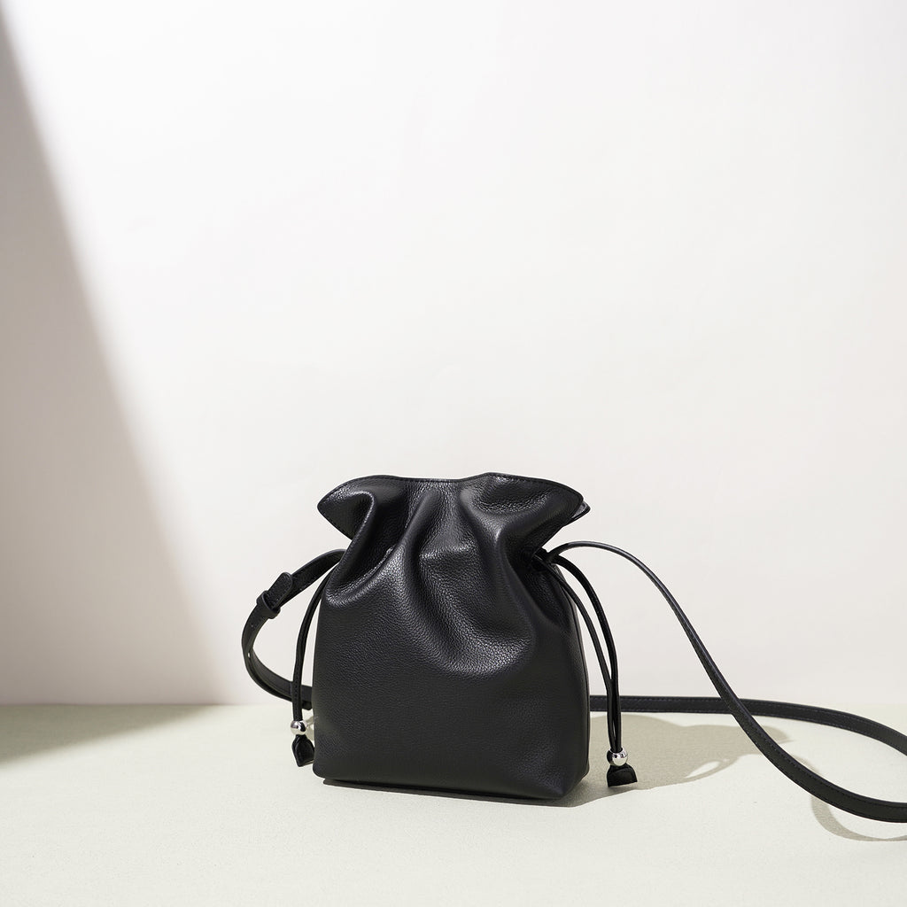 Lightweight Leather Crossbody Bag