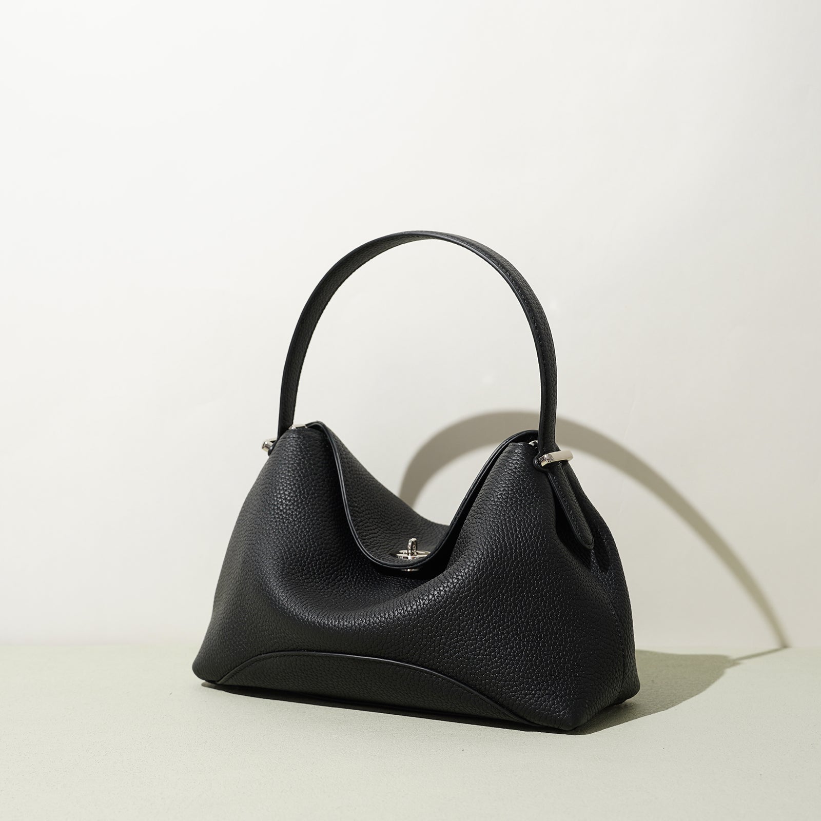 Top Grain Cowhide Structured Satchel