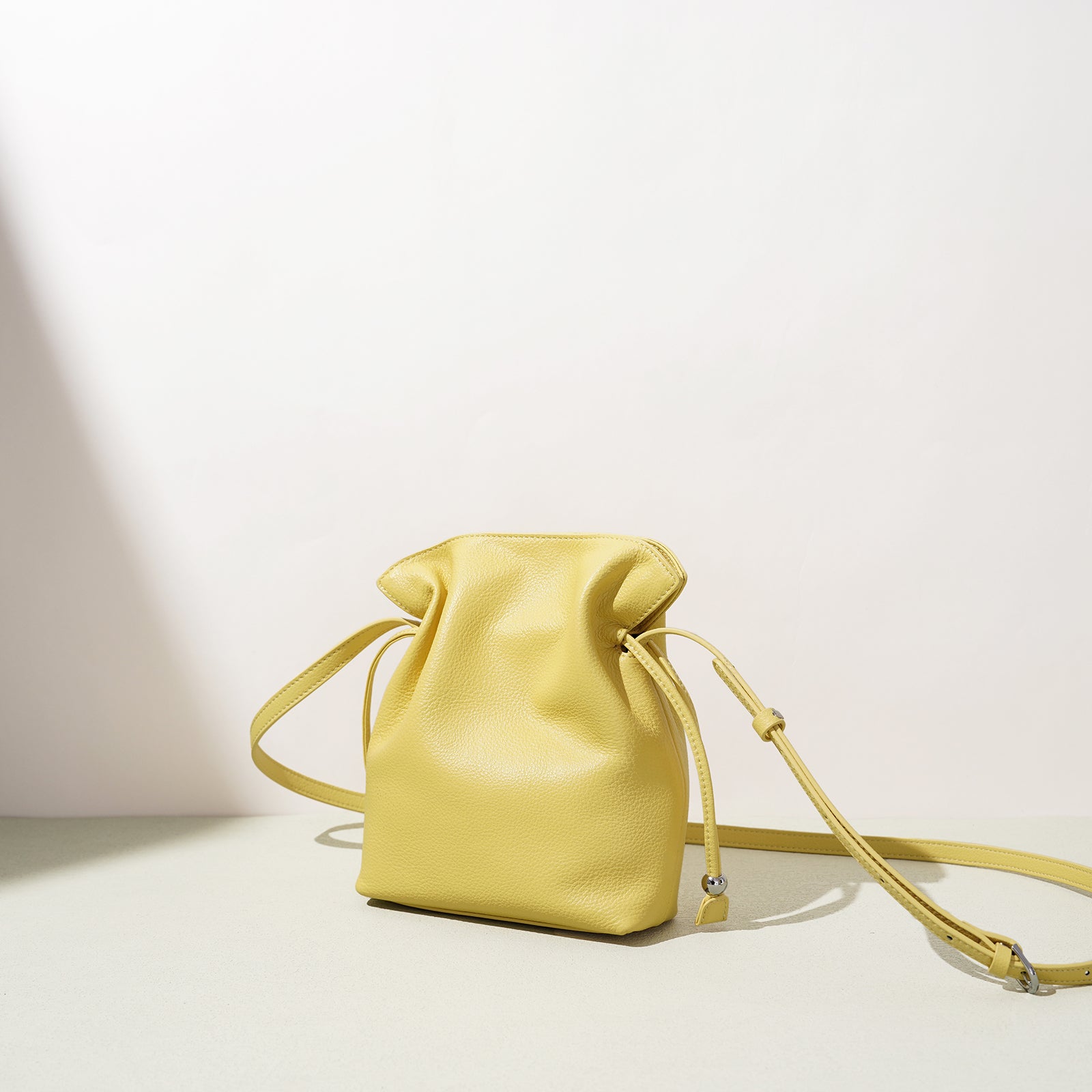Lightweight Leather Crossbody Bag
