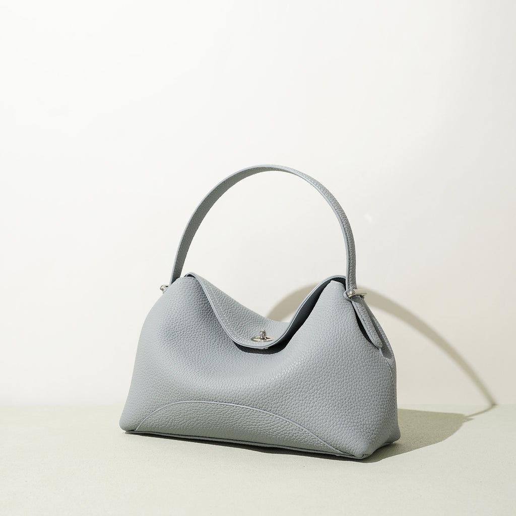 Top Grain Cowhide Structured Satchel