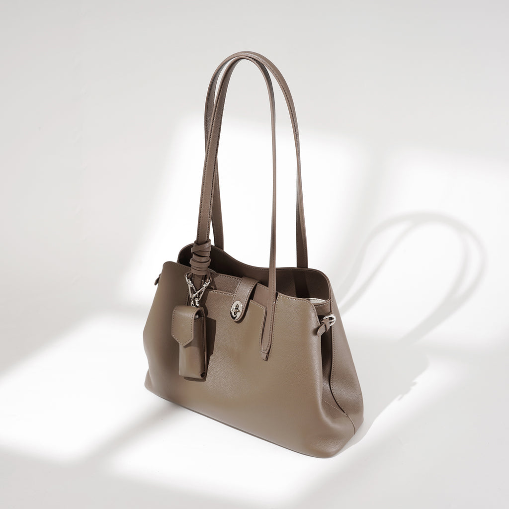 Top Grain Cowhide Origami Bucket Bag