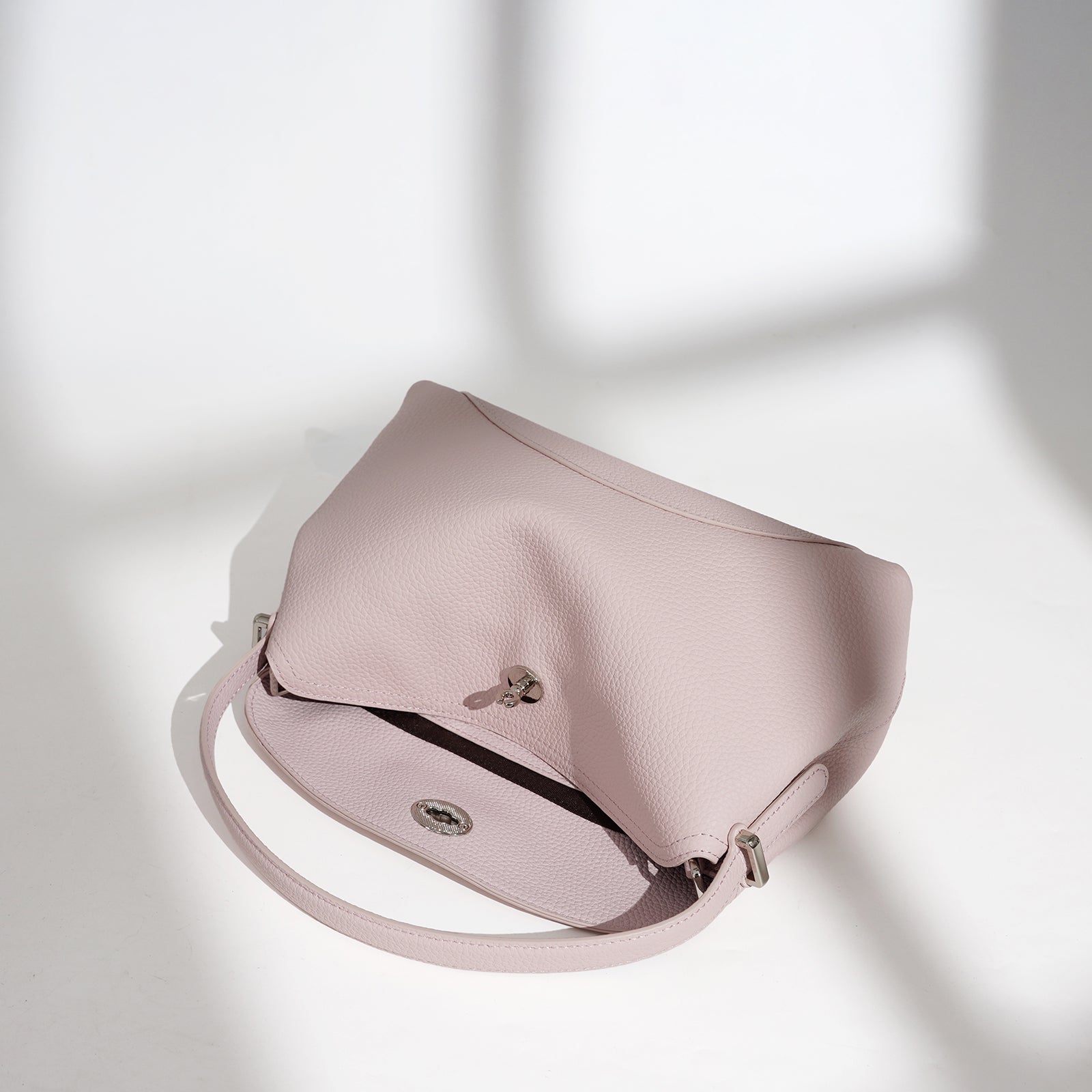 Top Grain Cowhide Structured Satchel