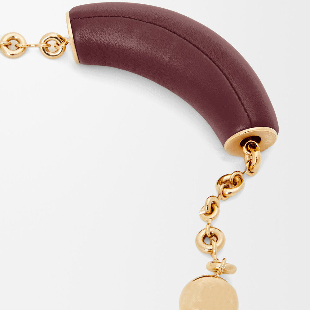 Small Ruched Nappa Shoulder Bag