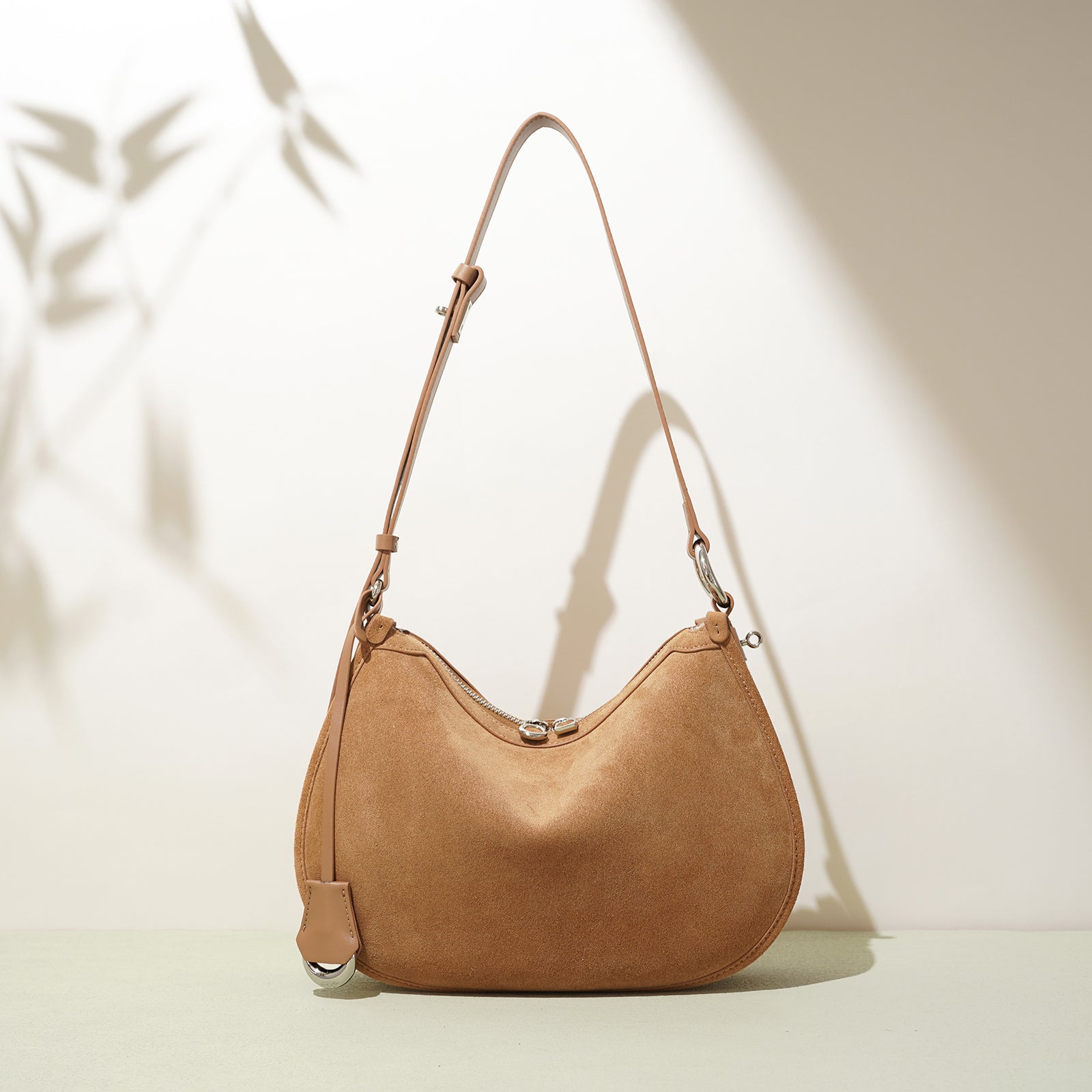 Vintage Leather Boston Crossbody Bag