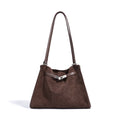 Top Grain Cowhide Suede Hobo Tote