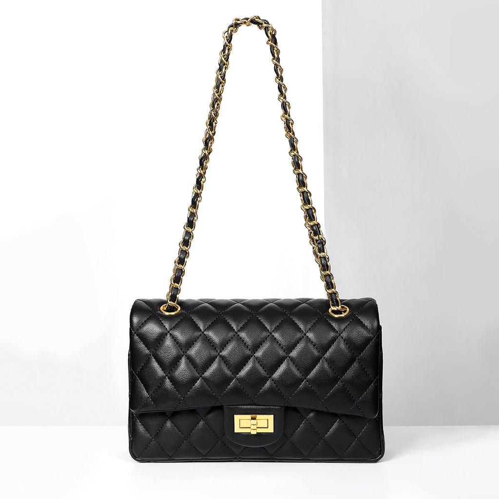 Stile-Elegant Leather BLACK Purse