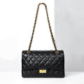 Stile-Elegant Leather BLACK Purse