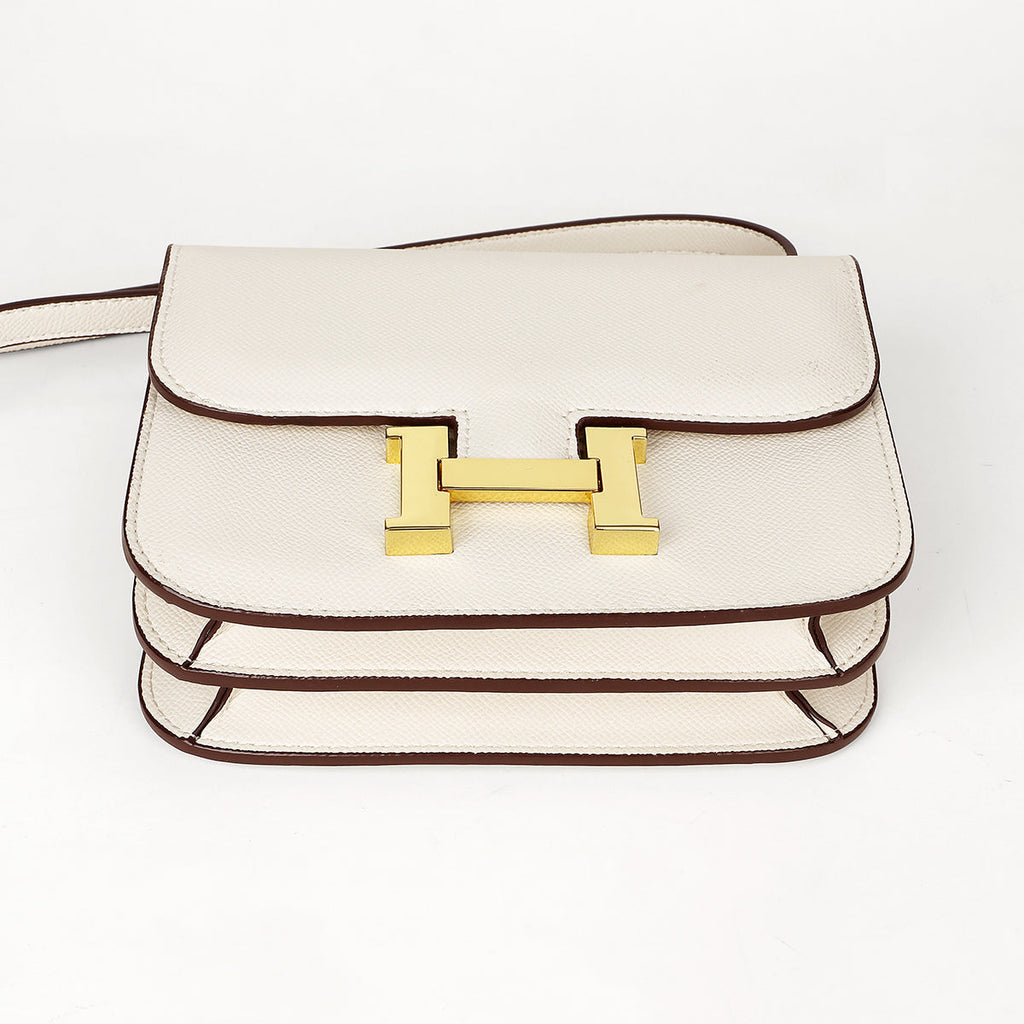 Perla-Mini Cowhide BEIGE Purse