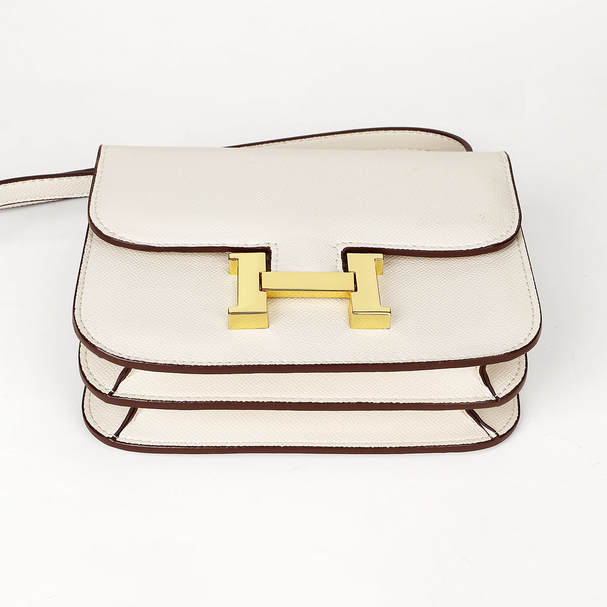 Perla-Mini Cowhide BEIGE Purse