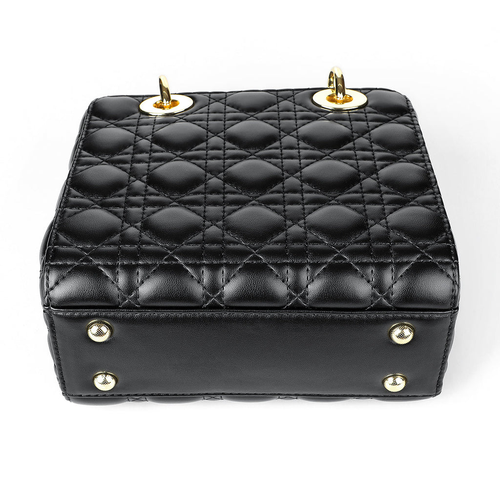 Tesoro-Lady Leather  BLACK Purse