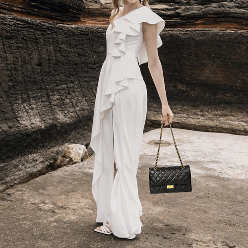 Stile-Elegant Leather BLACK Purse