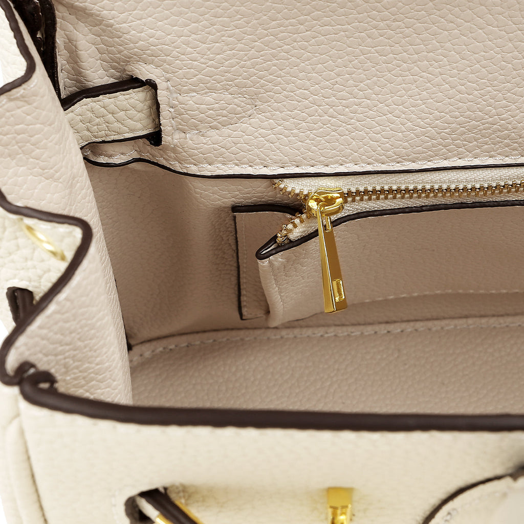 Bella-PU Leather BEIGE Purse