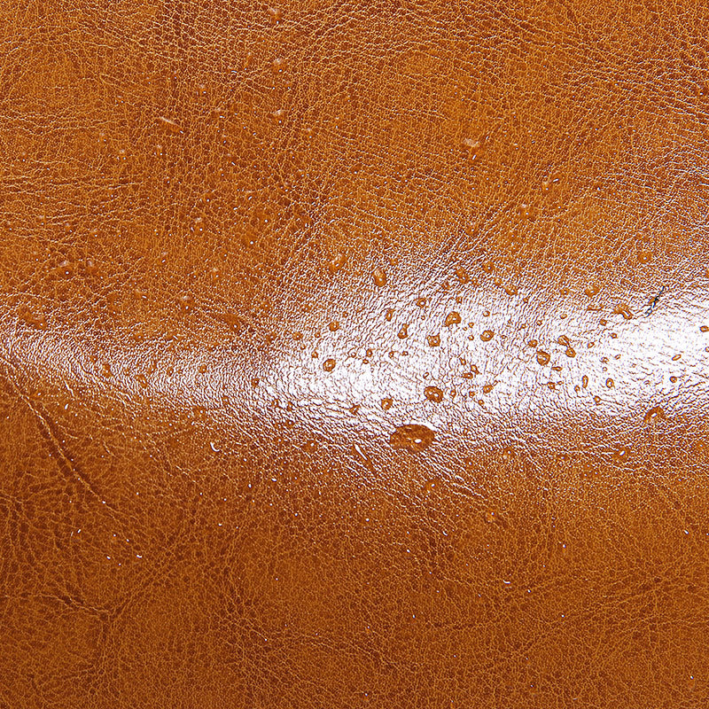 Structured Waxed Leather Work Tote Bag