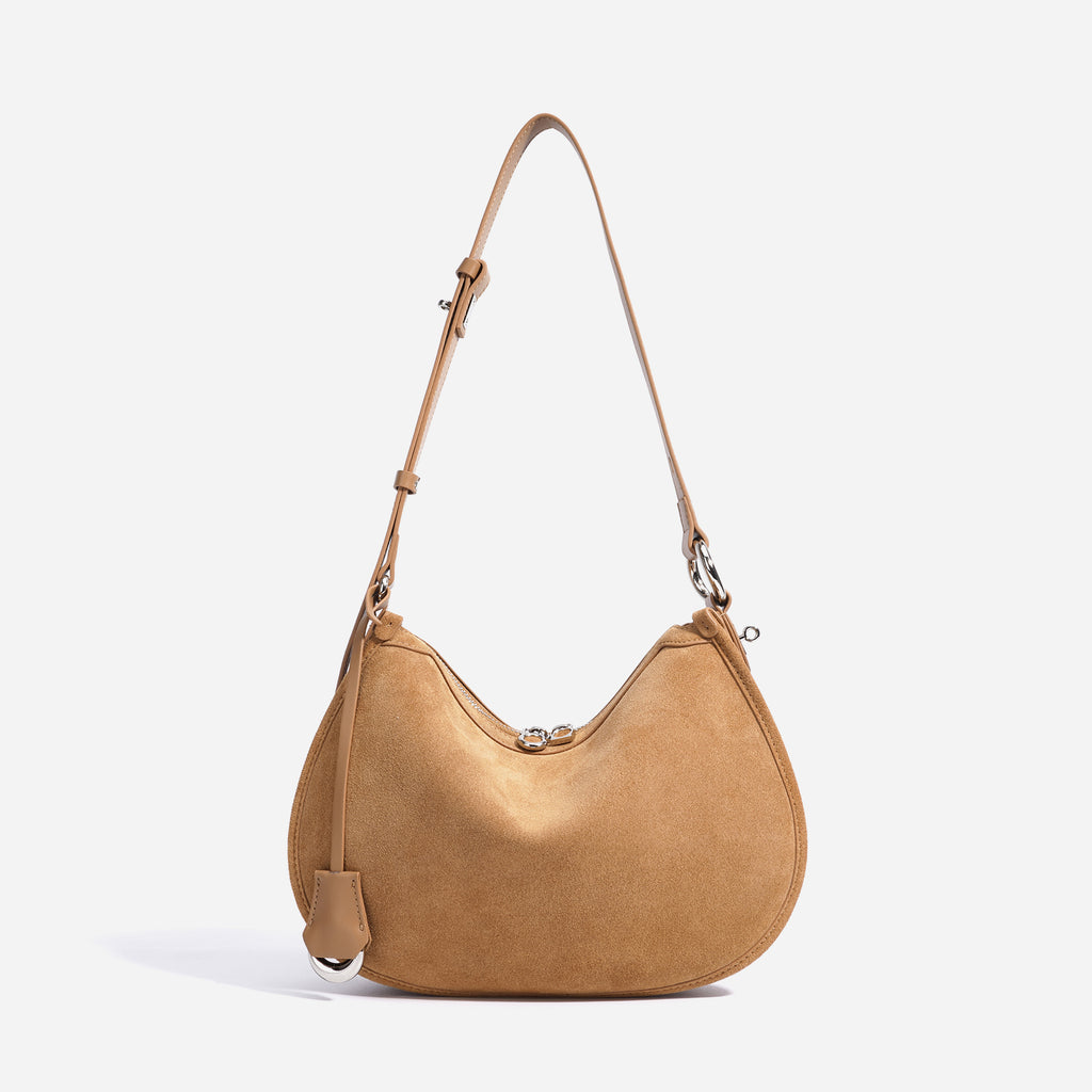 Vintage Leather Boston Crossbody Bag