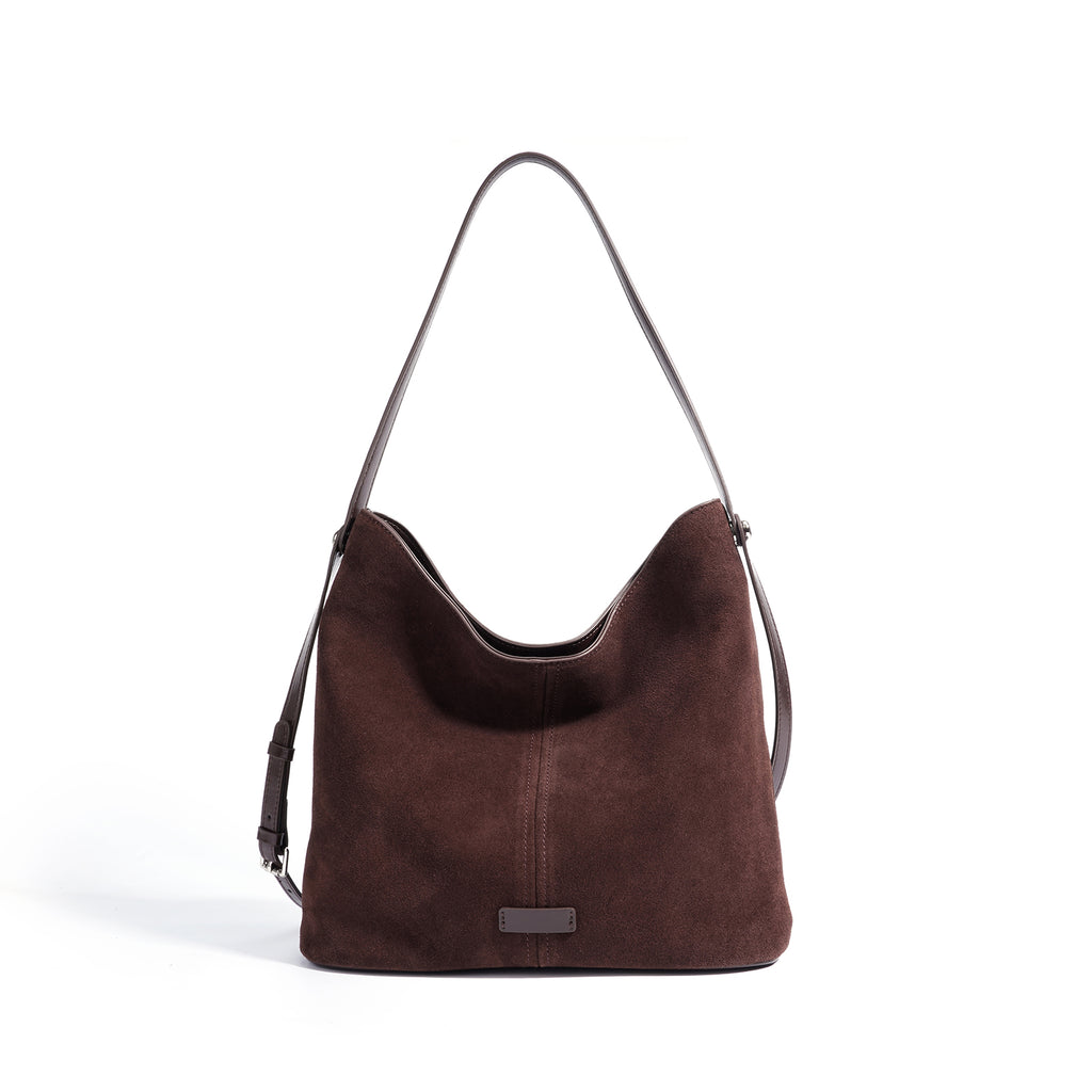 Top Grain Cowhide Suede Handbag