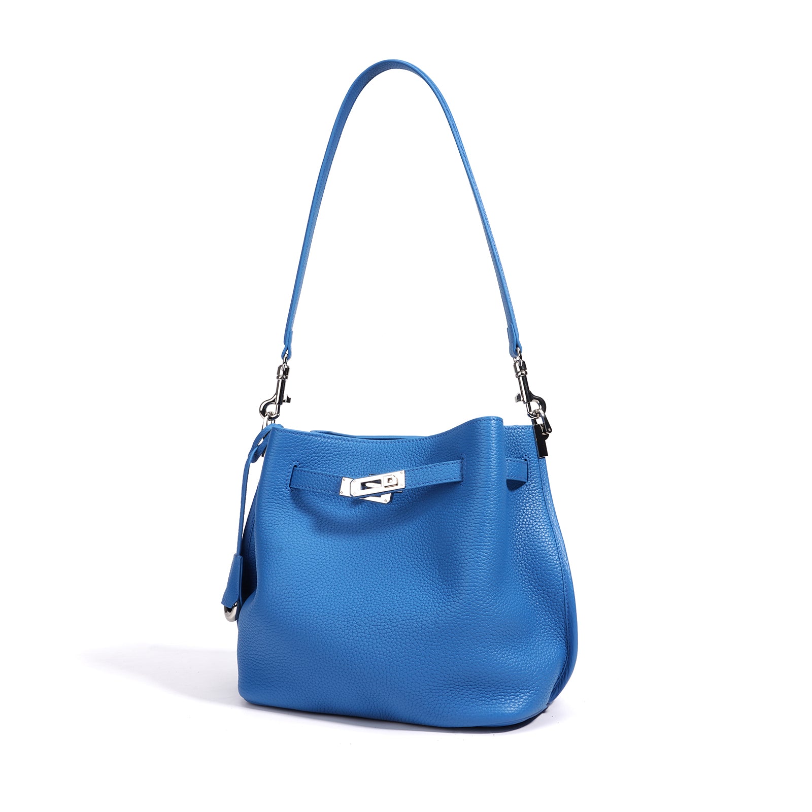 Top Grain Cowhide Curved Satchel Bag