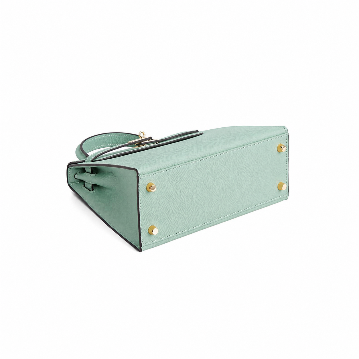 Sage Lock Top Handle Bag