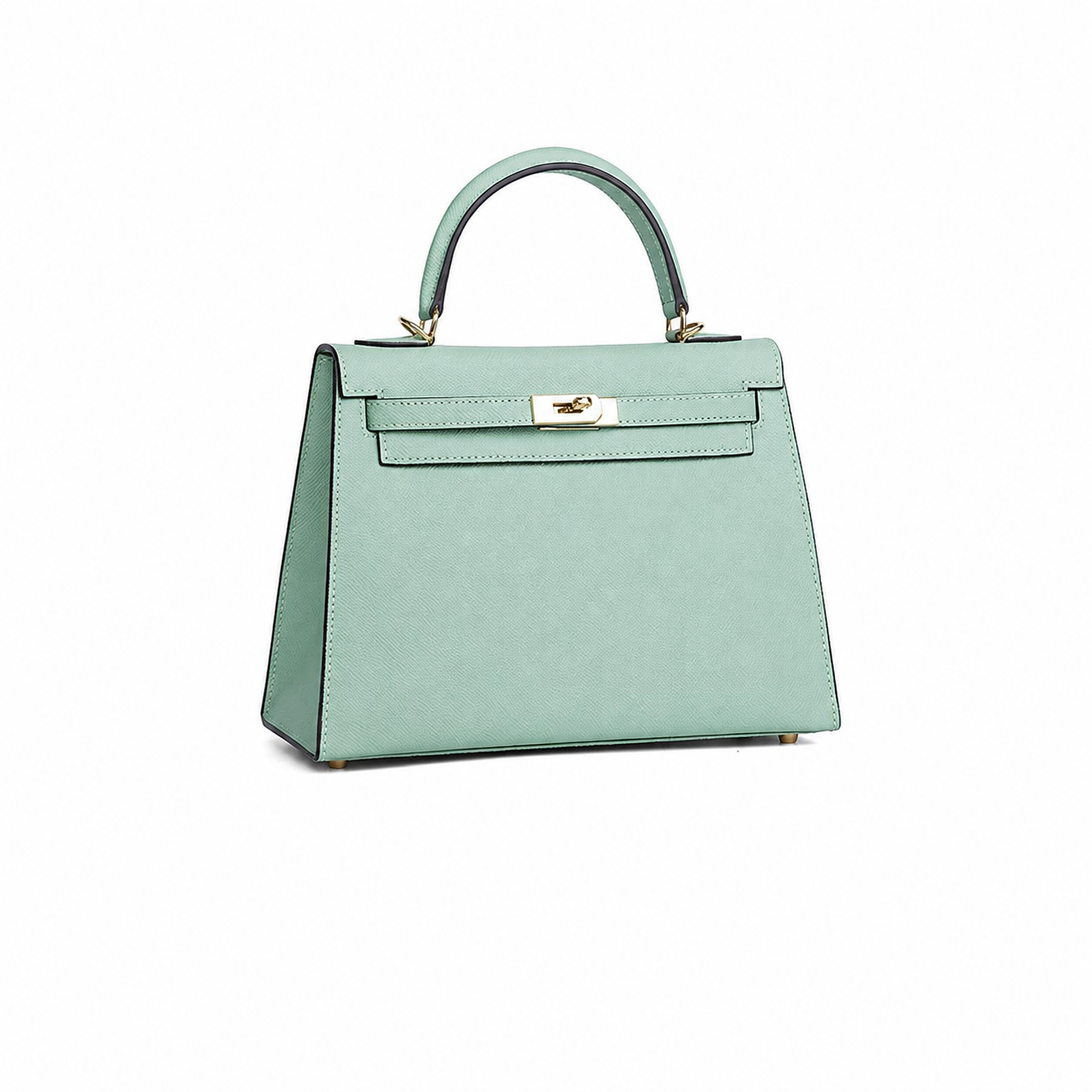 Sage Lock Top Handle Bag