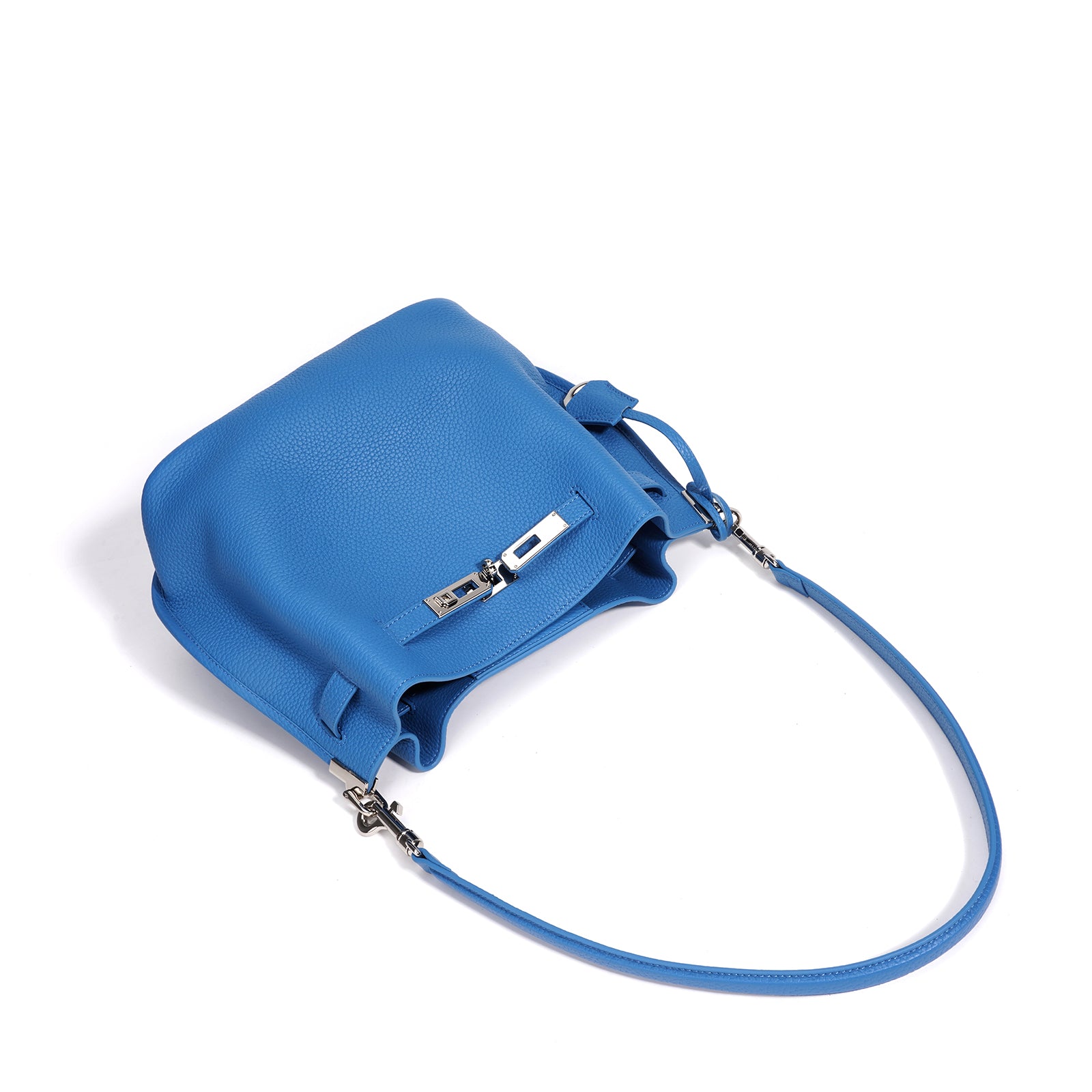 Top Grain Cowhide Curved Satchel Bag