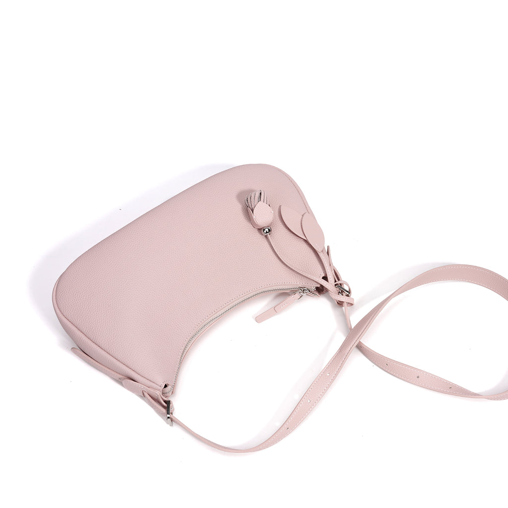 Retro Leather Microfiber Saddle Bag