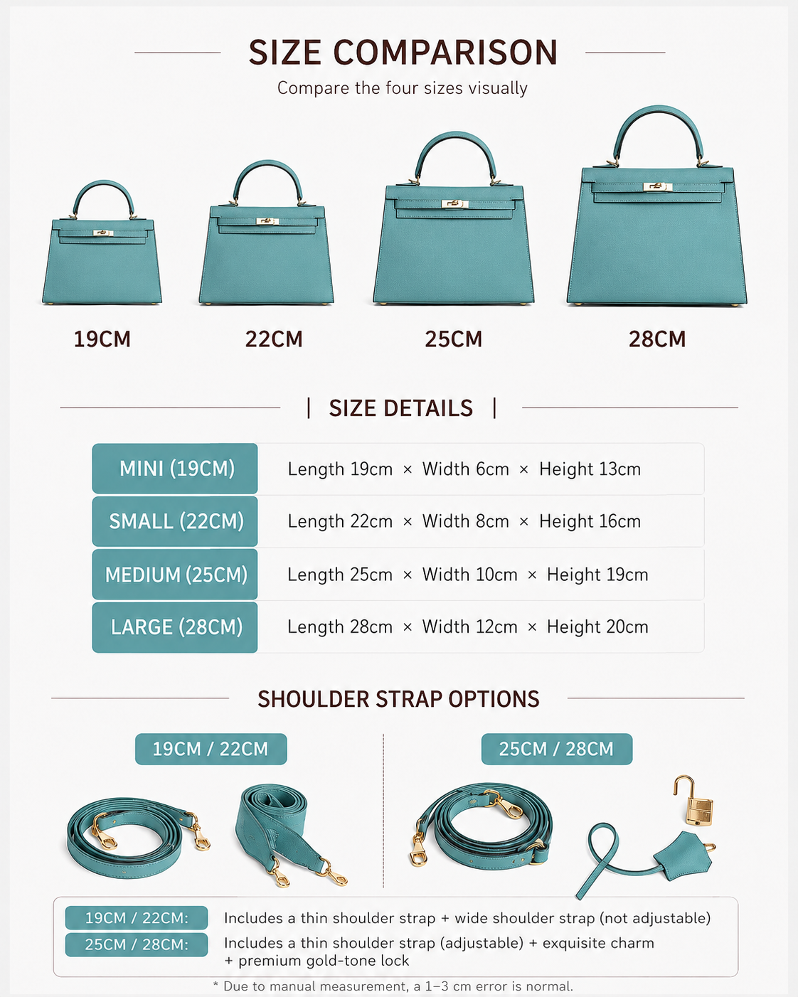 Teal Lock Top Handle Bag outfit scenario