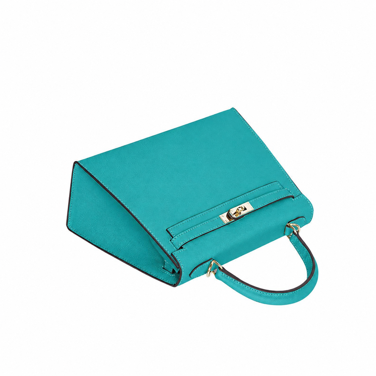 Aqua Heritage Top Handle Bag