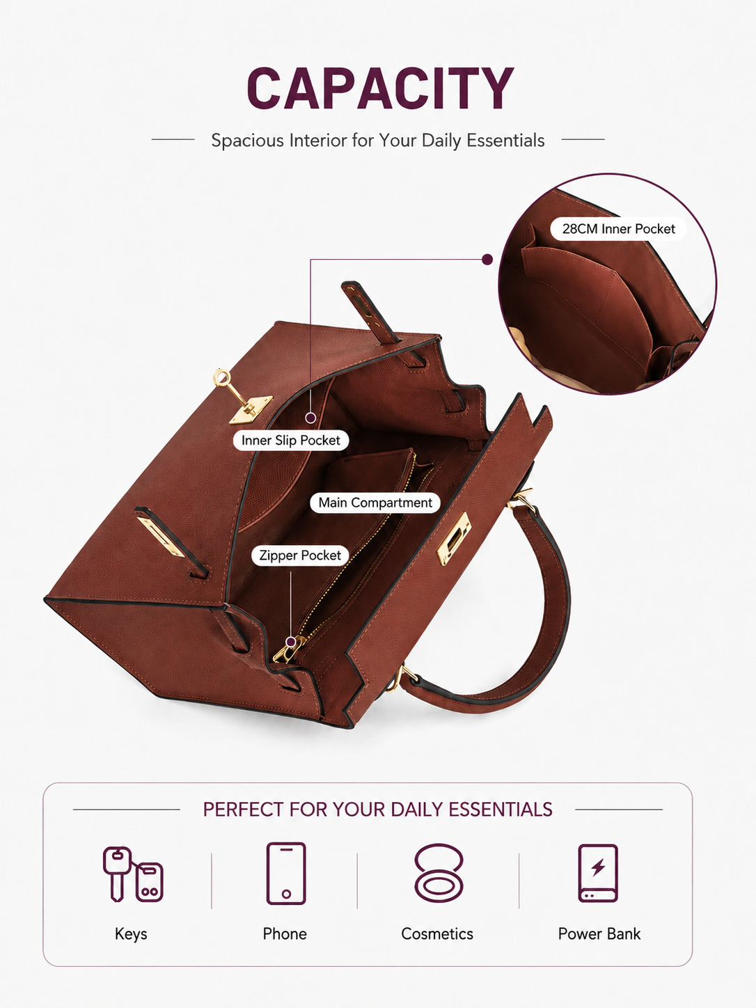 Sienna Heritage Top Handle Bag outfit scenario