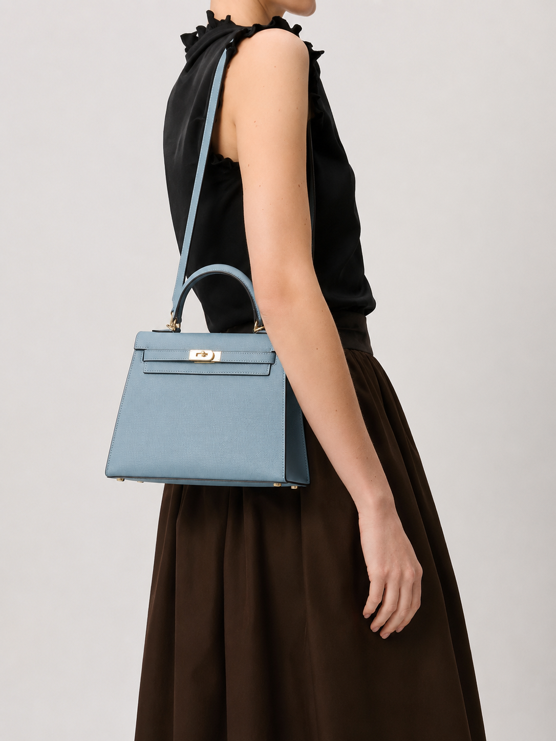 Skylock Structured Top Handle Bag outfit scenario