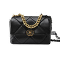 Top Grain Cowhide Quilted Chain Bag