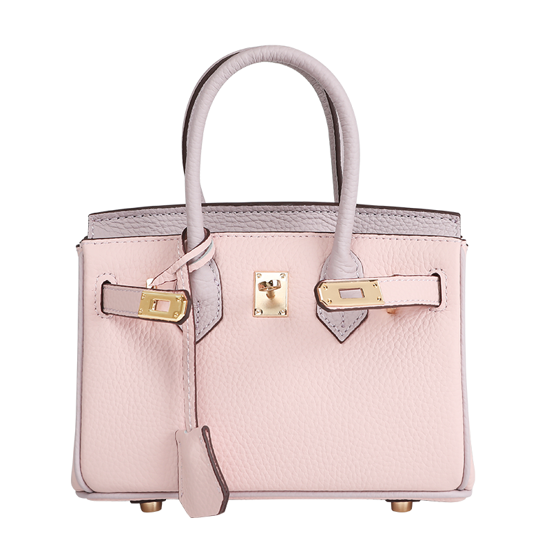 Top Grain Cowhide Platinum Handbag