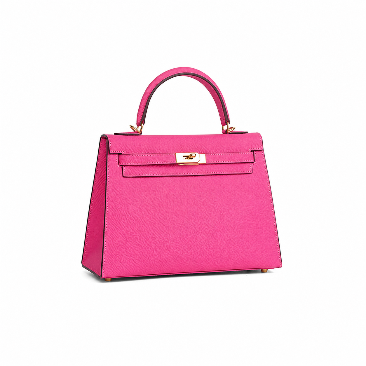 Fuchsia Élan Top Handle Bag