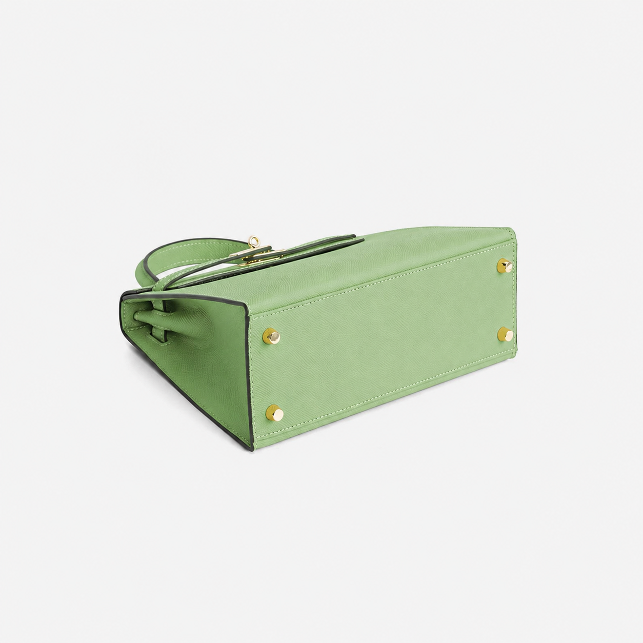 Sage Lock Top Handle Bag