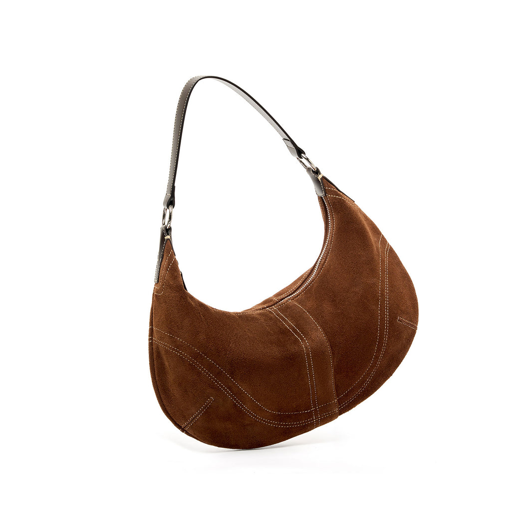 Woven Leather Lunch Box Handbag