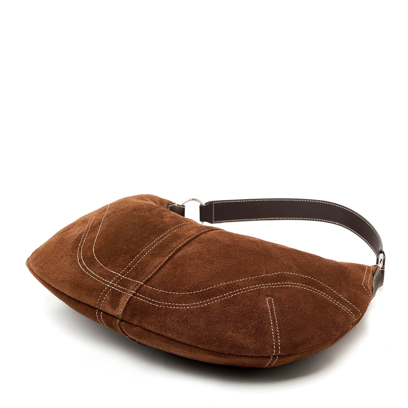 Woven Leather Lunch Box Handbag