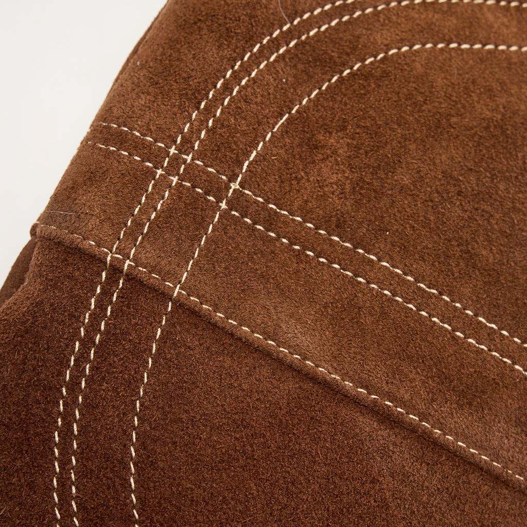 Woven Leather Lunch Box Handbag