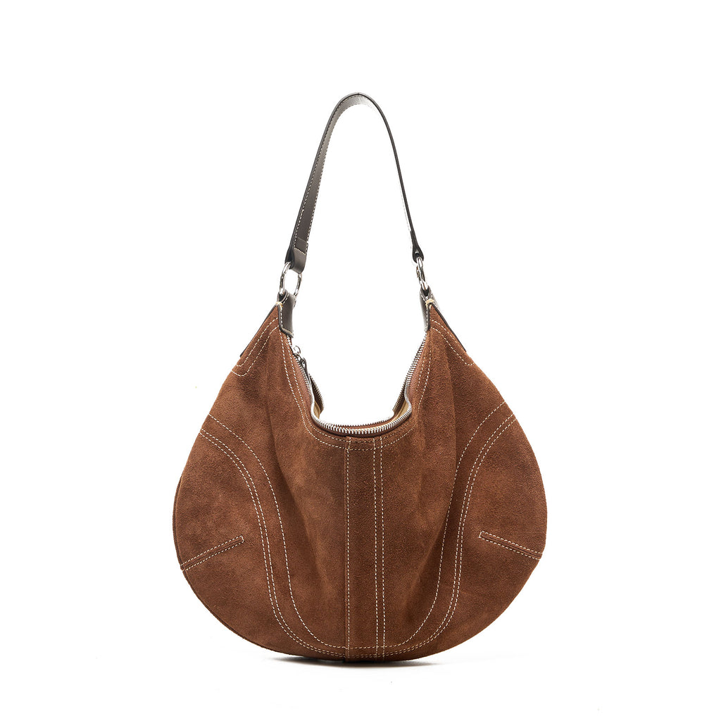 Woven Leather Lunch Box Handbag