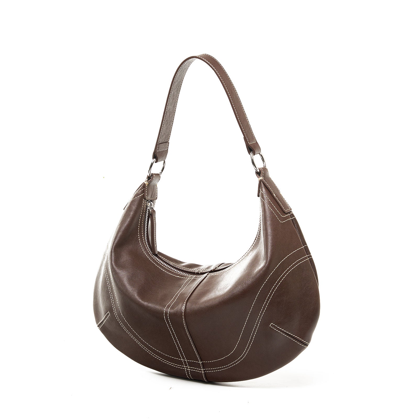 Woven Leather Lunch Box Handbag