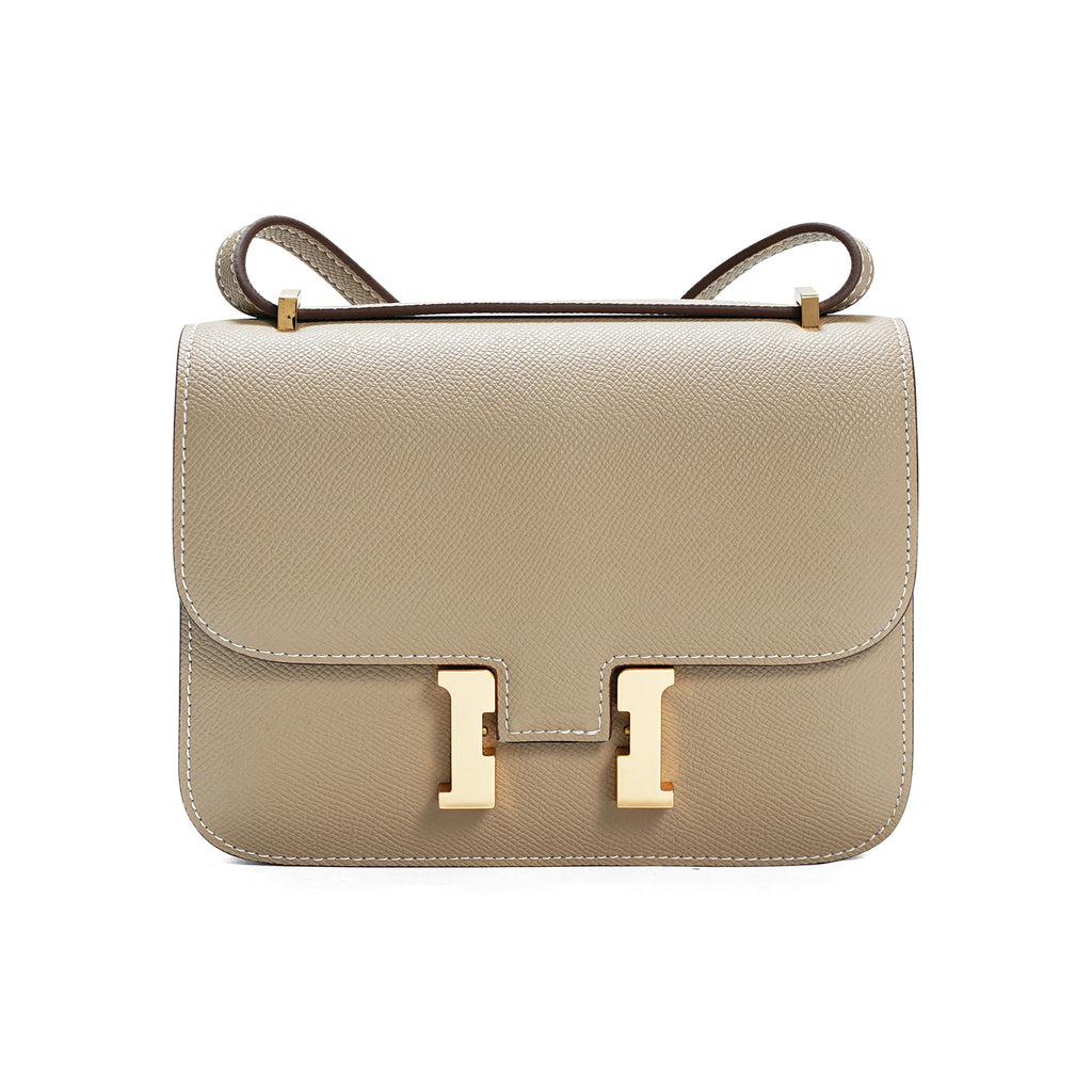 Luxury Palm Print Leather Square Bag