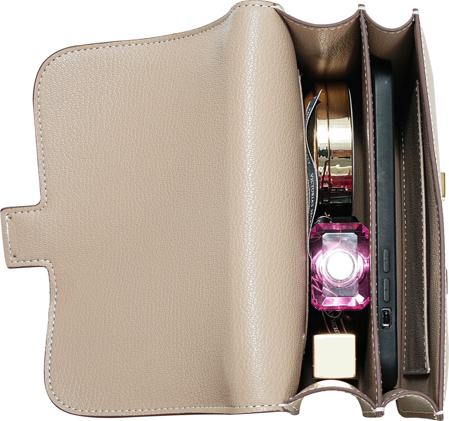 Luxury Palm Print Leather Square Bag