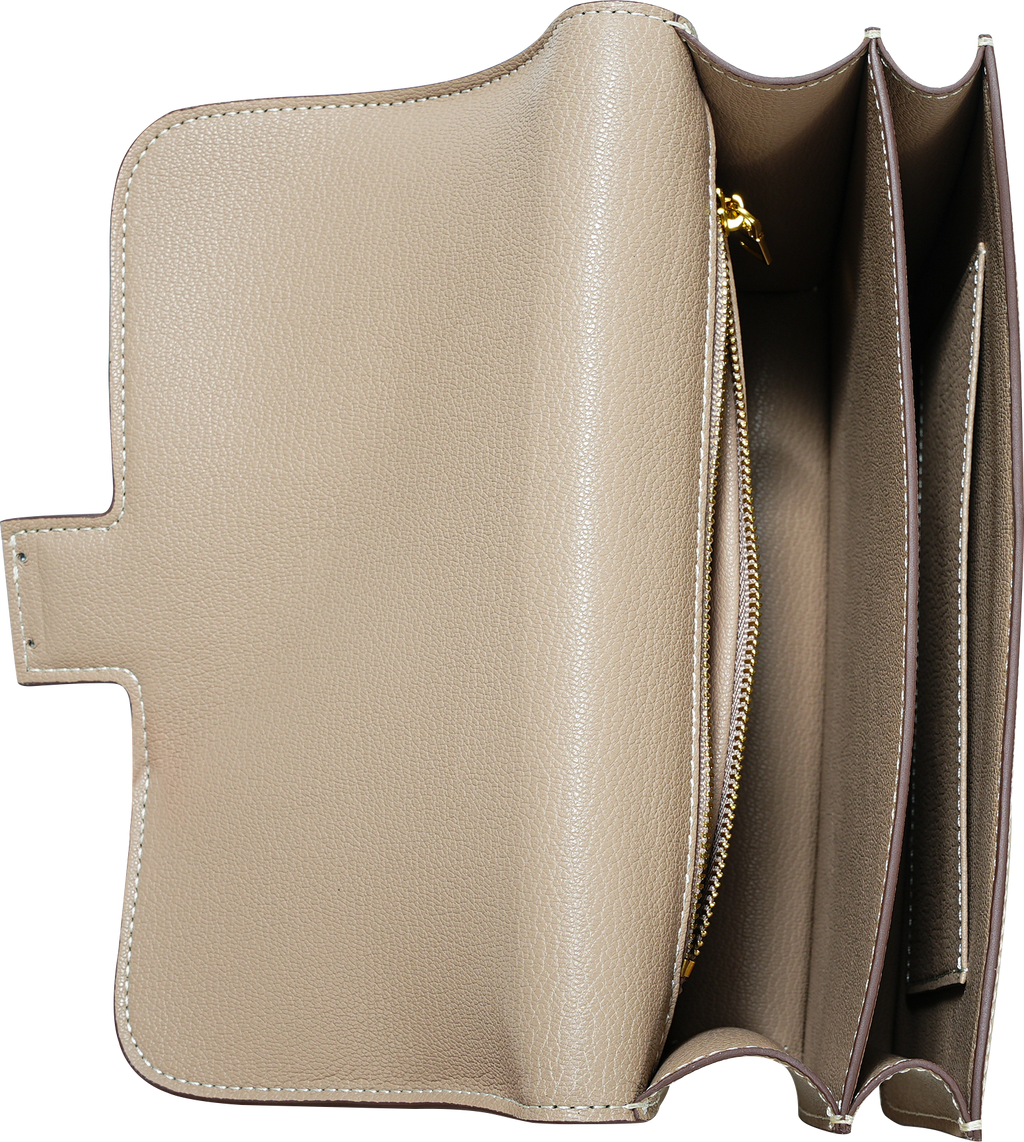 Luxury Palm Print Leather Square Bag