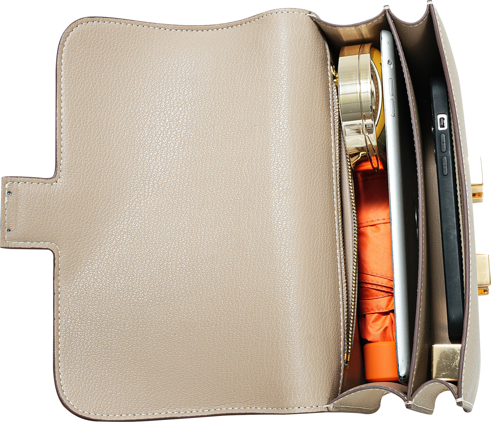 Luxury Palm Print Leather Square Bag