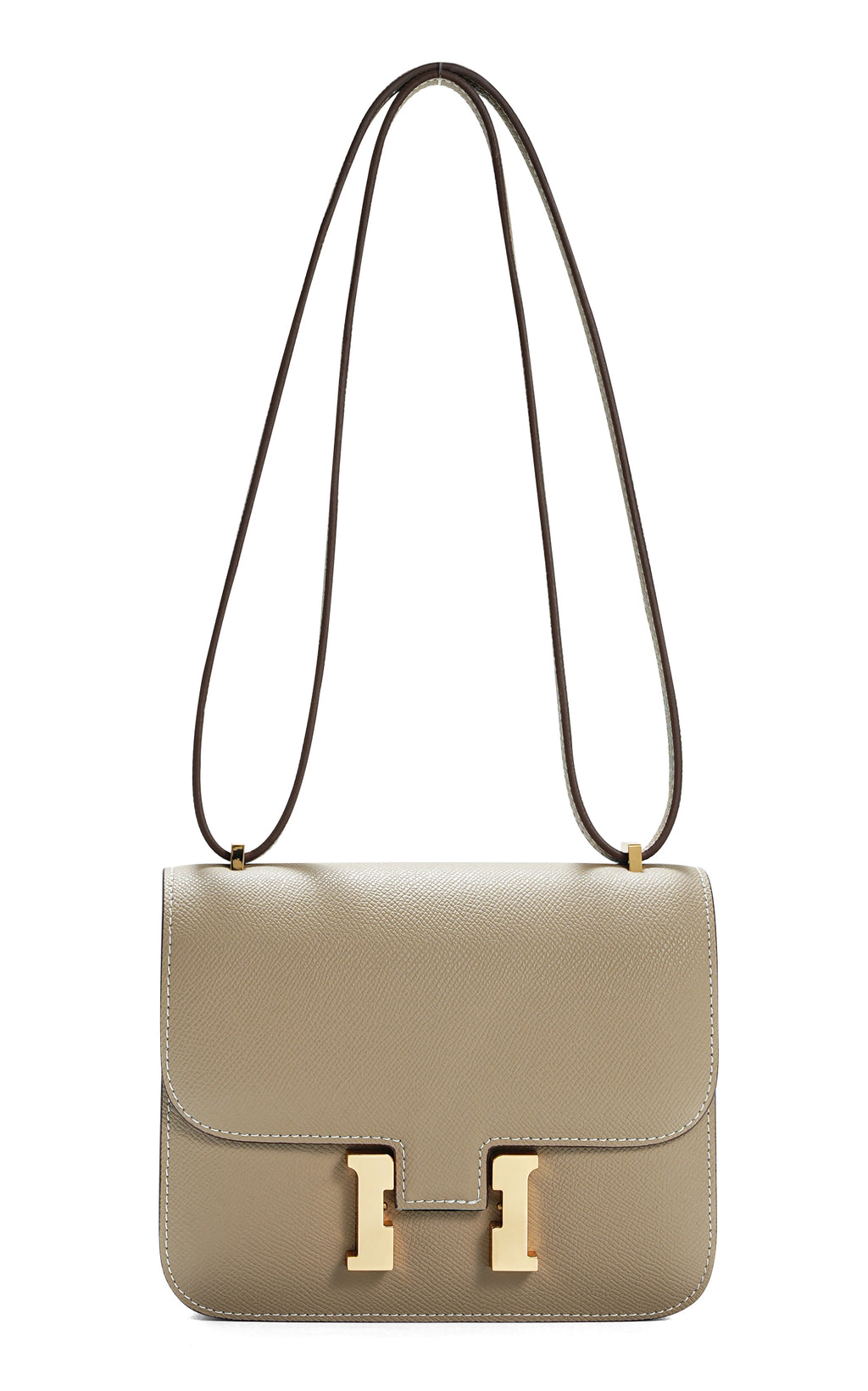 Luxury Palm Print Leather Square Bag