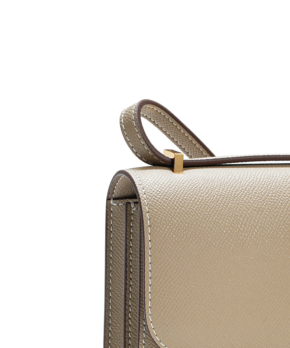 Luxury Palm Print Leather Square Bag