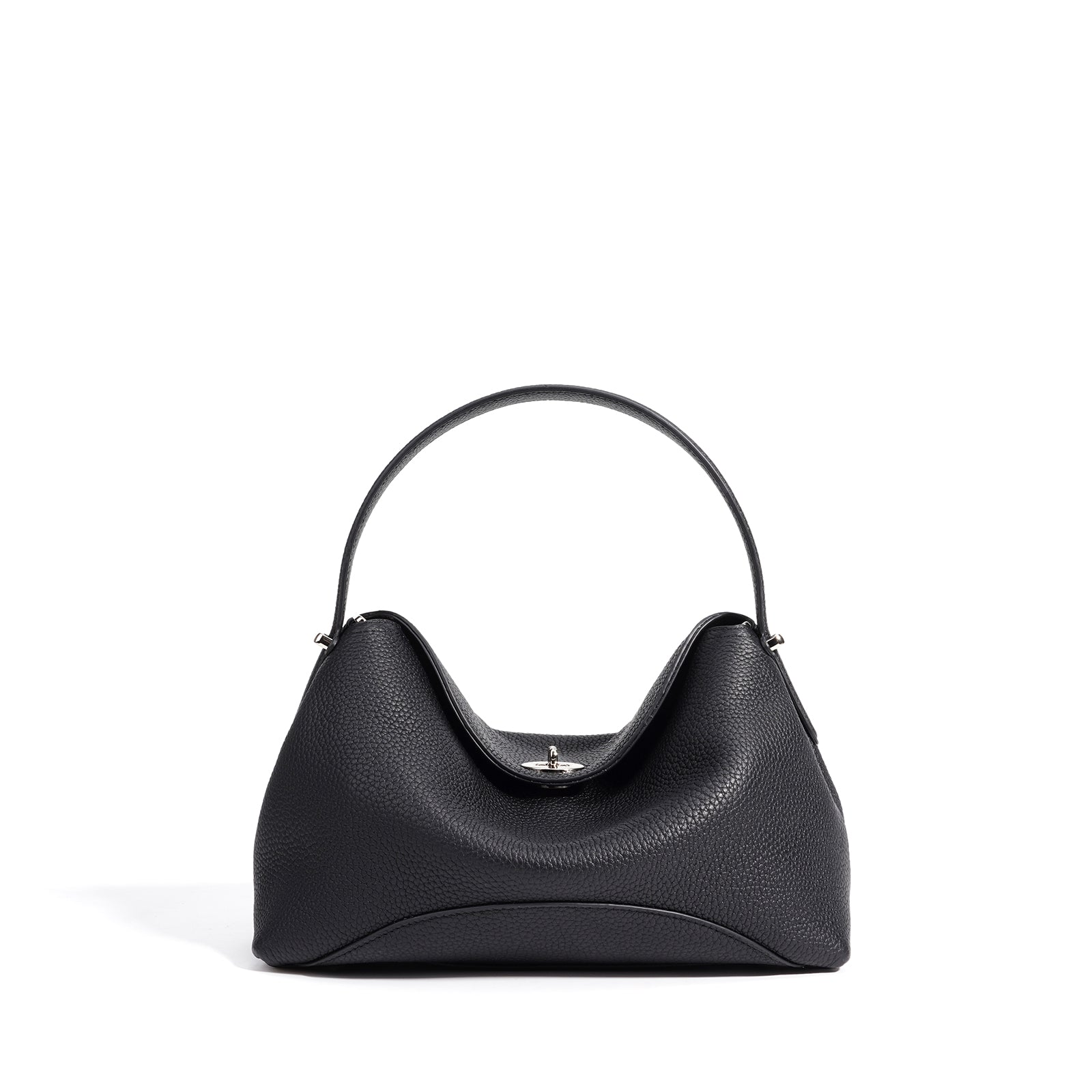 Top Grain Cowhide Structured Satchel