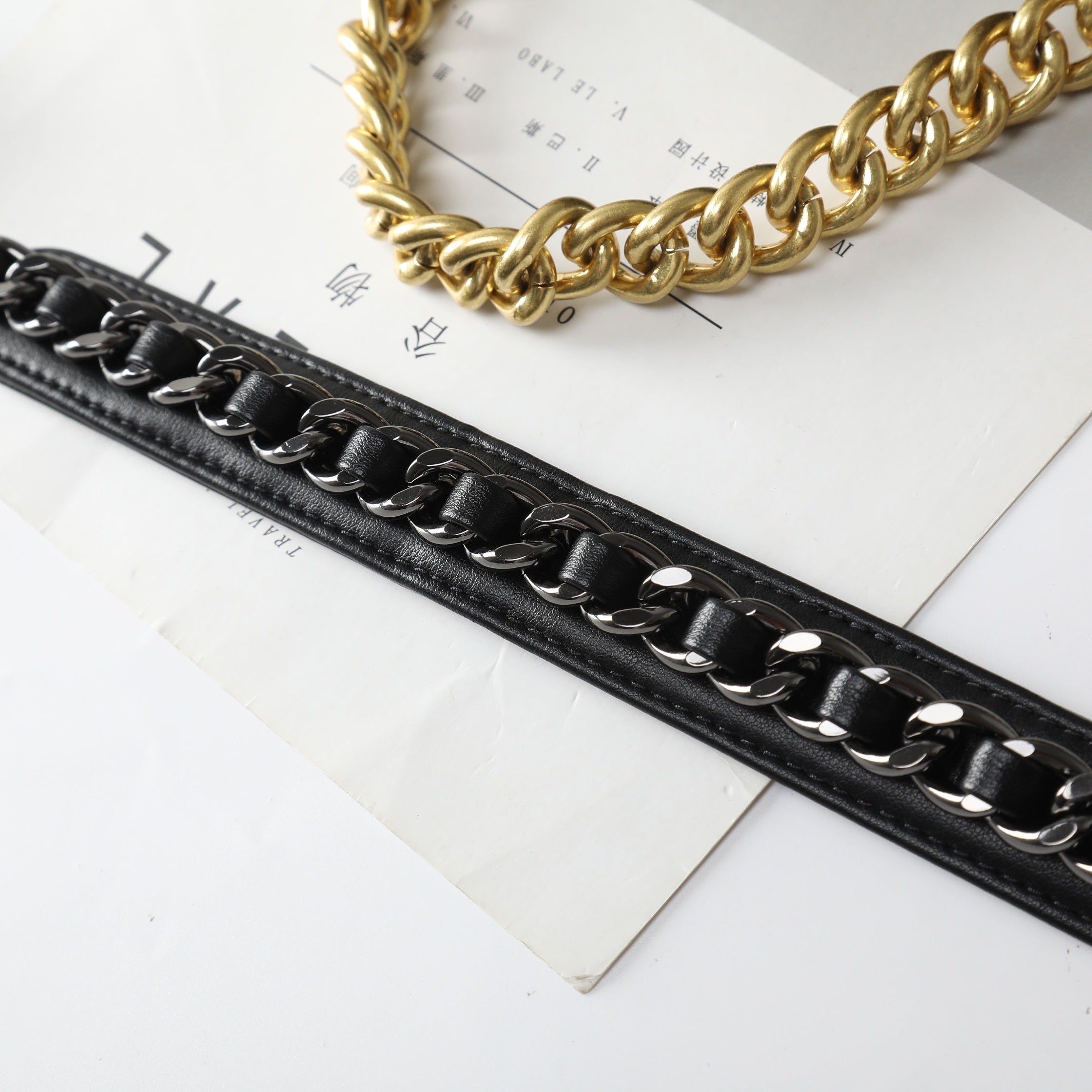 Top Grain Cowhide Quilted Chain Bag