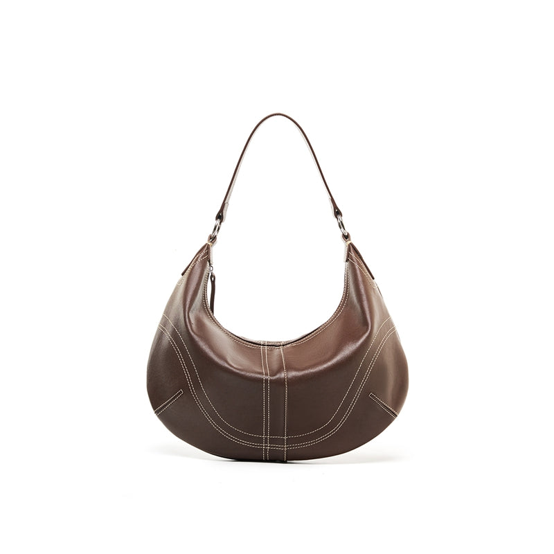 Woven Leather Lunch Box Handbag