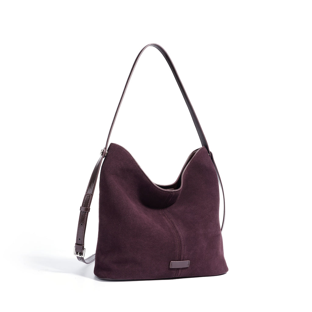 Top Grain Cowhide Suede Handbag
